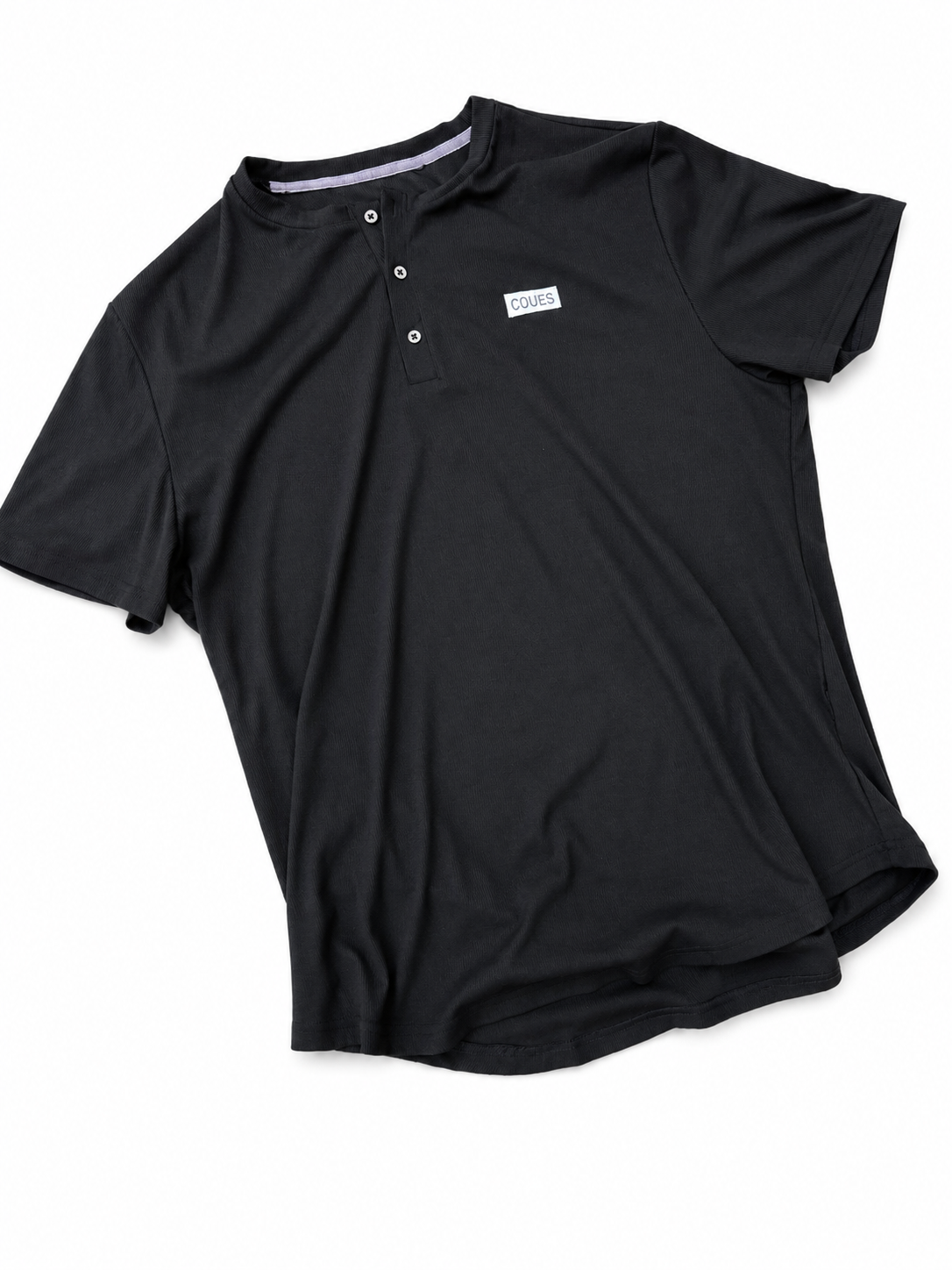 Business Couesual Short Sleeve Henley